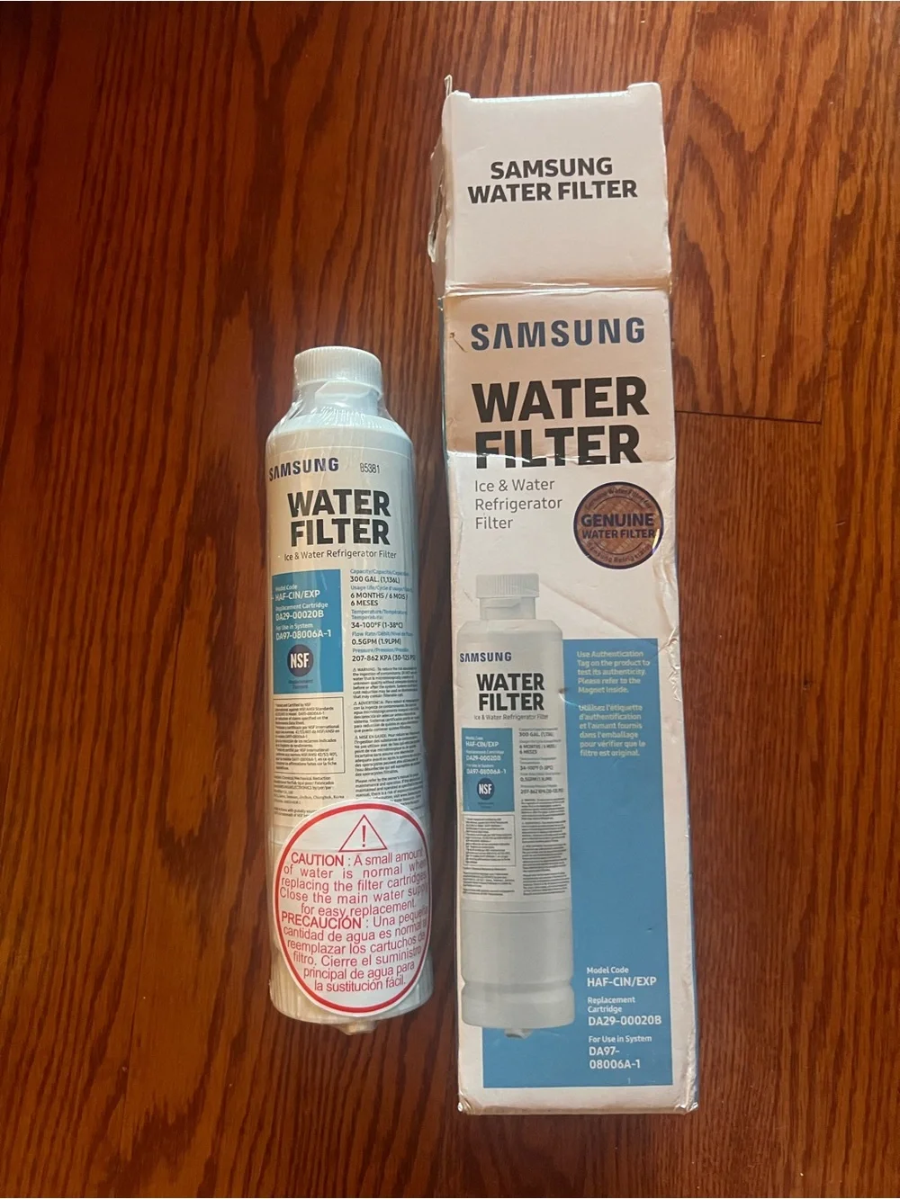 Samsung OEM DA29-00020B HAF-CIN/EXP Refrigerator Water Filter SEALED open box